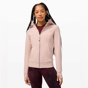 Lululemon Scuba Hoodie *Light Cotton Fleece Size 8 in Feather Pink/Beige